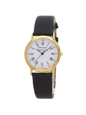 Tiffany & Co. Portfolio Watch Leather Boys